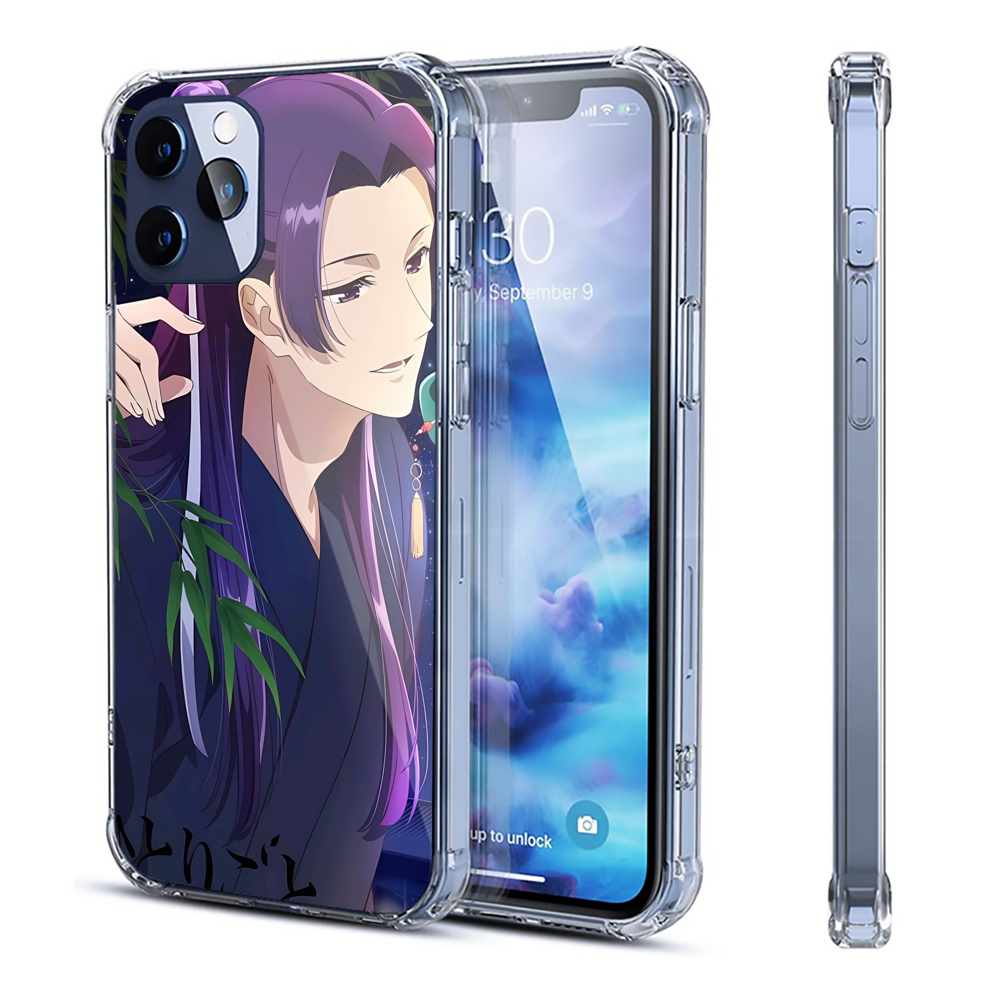 （画像用） 薬屋のひとりごと The Apothecary Diaries 【iPhone 12シリーズ対応】透明スマホケース（クリアソフトケース）